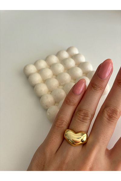 Ressia Heart Model New Season Curved Ring