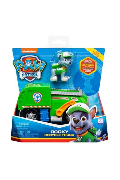 PAW PATROL Duty Vehicle And Heroes S2 Rocky Recycle Truck