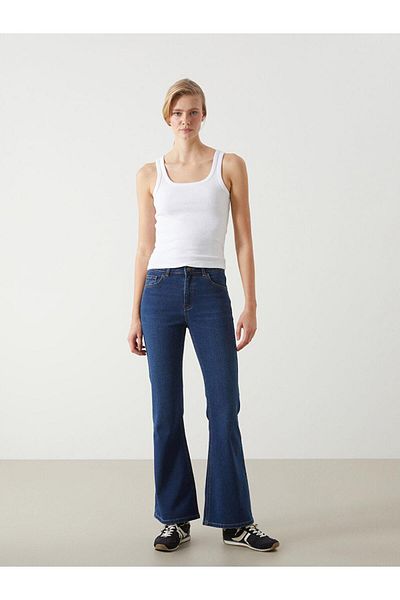 LC Waikiki Lcw Vision White U Neck Textured Women's Undershirt