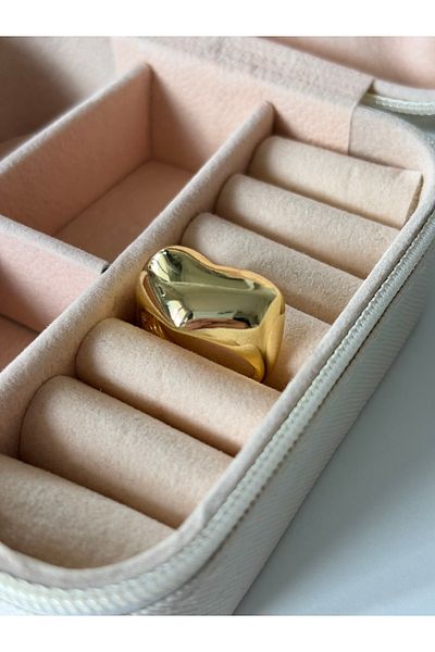 Ressia Heart Model New Season Curved Ring