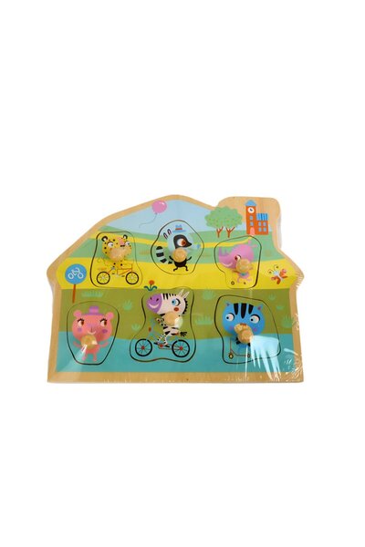 the midi Animal home wooden puzzle