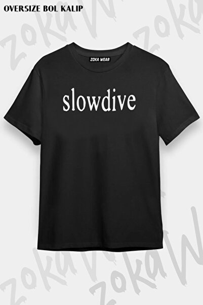 ZOKAWEAR Μπλουζάκι με στάμπα Unisex Oversize Slowdive2 Design