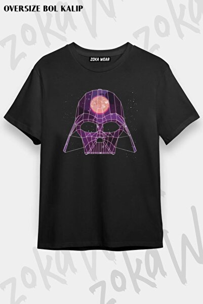 ZOKAWEAR Tricou oversize unisex cu model Darth Vader Star Wars