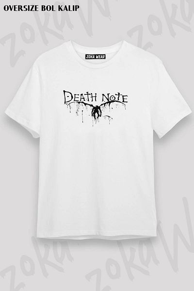 ZOKAWEAR Μπλουζάκι με στάμπα Unisex Oversize Mold Death Note Design