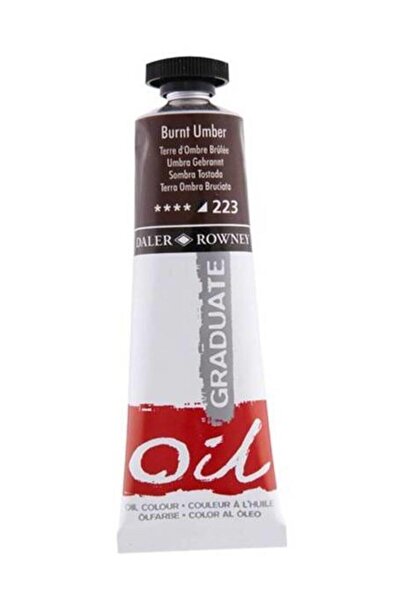Daler Rowney Graduate Yağlı Boya Oil Color 38ml Lamp Black 223