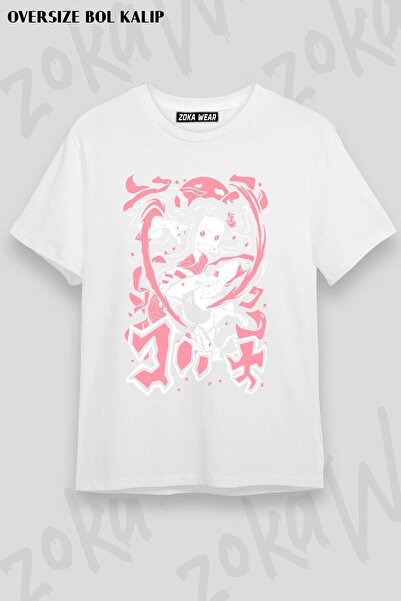 ZOKAWEAR Unisex Oversize kroj Mold Nezuko Design Štampano majica
