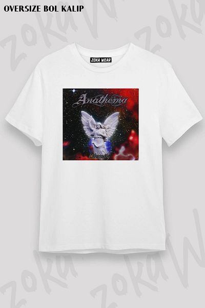 ZOKAWEAR Μπλουζάκι με στάμπα Unisex Oversize Anathema v2 Design