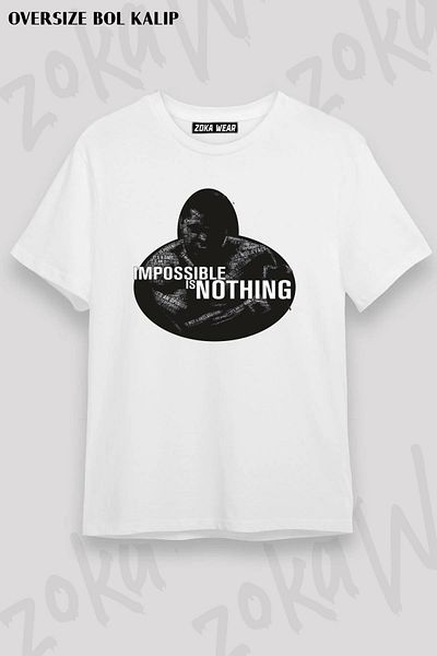 ZOKAWEAR Μπλουζάκι με στάμπα Unisex Oversize Muhammad Ali Design