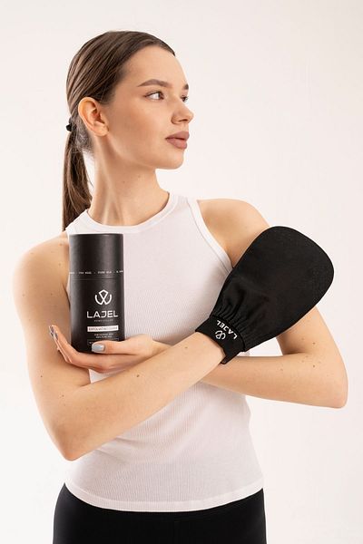 Lajel Premium Scrub and Facial Peeling Gloves - 100% Flausch Silk Normal Skin