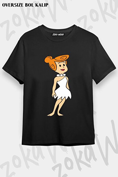 ZOKAWEAR Μπλουζάκι με στάμπα Unisex Oversize Stone Age Vilma Design