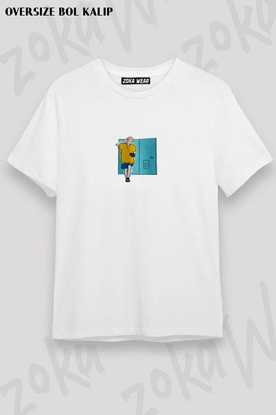 ZOKAWEAR Μπλουζάκι Jujutsu Kaisen Printed Unisex Oversize - Μινιμαλιστικό Σχέδιο