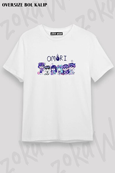 ZOKAWEAR Μπλουζάκι Unisex Oversize OMORI Suny Design με στάμπα