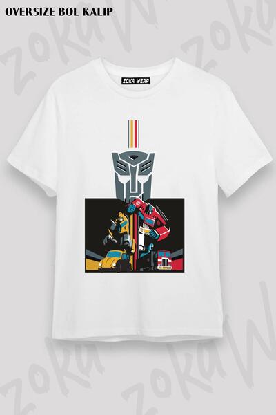 ZOKAWEAR Unisex Oversize kroj Mold Transformers 2 Design Štampano majica