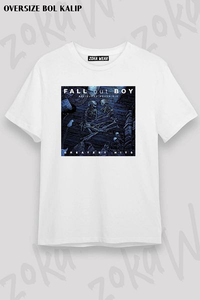 ZOKAWEAR Μπλουζάκι με στάμπα Unisex Oversize all Out Boy Design