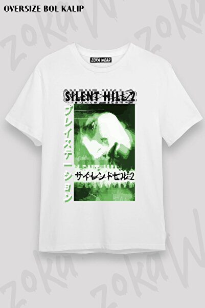 ZOKAWEAR Unisex Oversize kroj Mold Silent Hill 2 Klasični dizajn Štampano majica