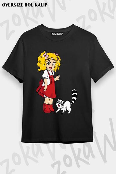 ZOKAWEAR Μπλουζάκι με στάμπα Unisex Oversize Candy Candy Cartoon Animated Design