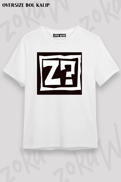 ZOKAWEAR Μπλουζάκι με στάμπα Unisex Oversize Jthm Question Sleep Design