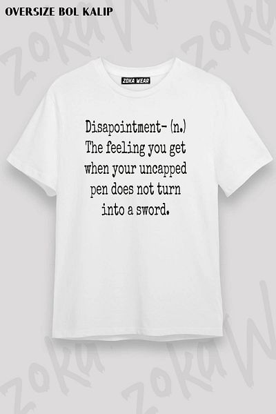 ZOKAWEAR Μπλουζάκι με στάμπα Percy Jackson Disappointment Unisex Oversize