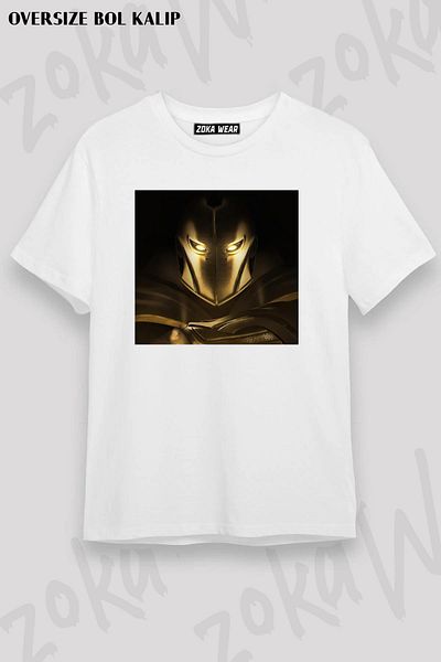 ZOKAWEAR Tricou unisex oversize cu imprimeu Doctor Fate Design