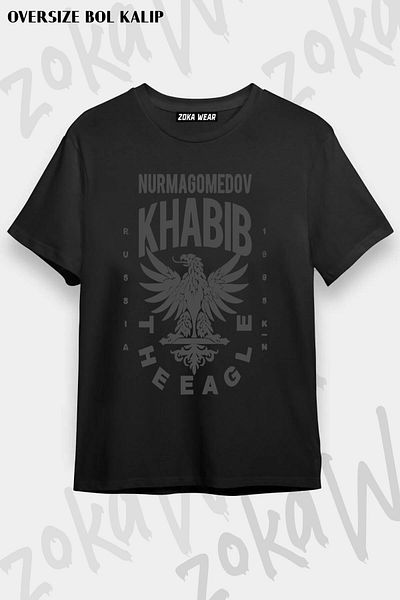 ZOKAWEAR Μπλουζάκι Eagle V2 Ufc Khabib Nurmagomedov Unisex Oversize