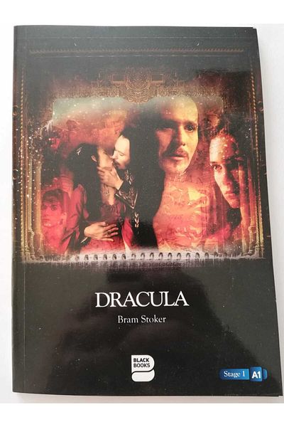 BLACK BOOKS Dracula Bram Stoker English Book - A1 Beginner Stage 1