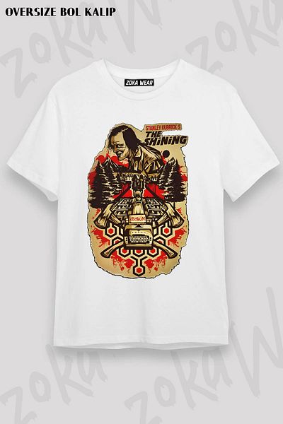 ZOKAWEAR Μπλουζάκι με στάμπα Unisex Oversize Shining Design