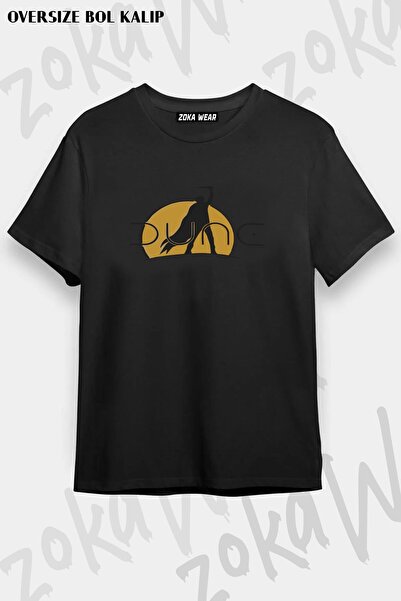 ZOKAWEAR تيشيرت مطبوع بتصميم كبير الحجم للجنسين من Dune Muad'dib
