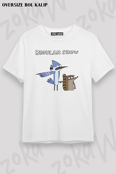 ZOKAWEAR Unisex Oversize Fit κανονική παράσταση v2 Σχεδιασμός εμπριμέ μπλουζάκι