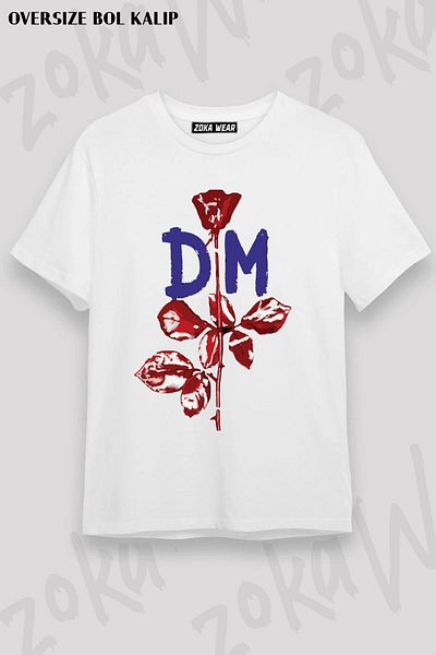 ZOKAWEAR Μπλουζάκι με στάμπα Unisex Oversize Violator Depeche Mode Design