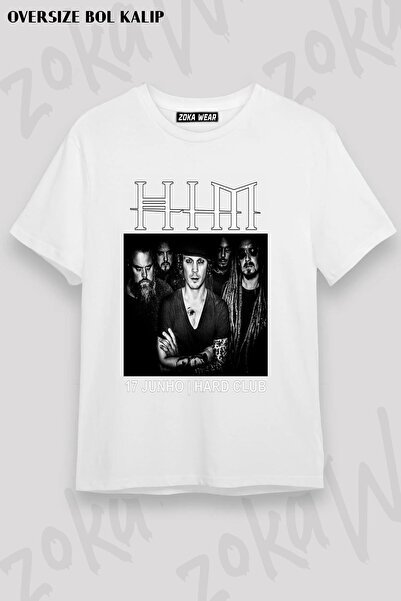 ZOKAWEAR Μπλουζάκι με στάμπα Unisex Oversize Him Hard Club Design