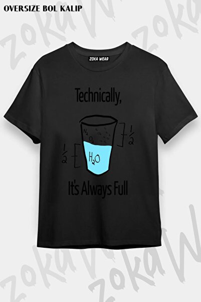 ZOKAWEAR تي شيرت مطبوع بتصميم Science Is Optimistic مقاس كبير للجنسين
