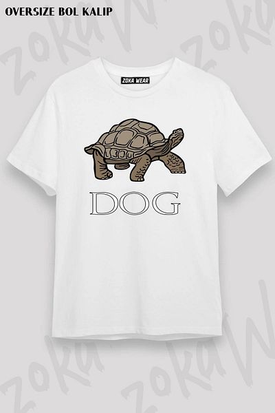 ZOKAWEAR Μπλουζάκι με στάμπα Unisex Oversize Elden Ring Dog Design