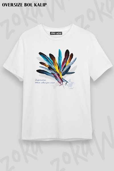 ZOKAWEAR Μπλουζάκι Unisex Oversize Zokawear Special Design με στάμπα