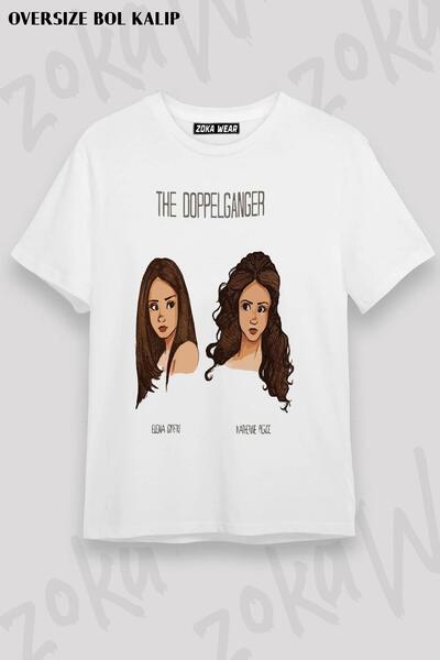 ZOKAWEAR Unisex Oversize kroj Mold The Vampire Diaries Design Štampano majica