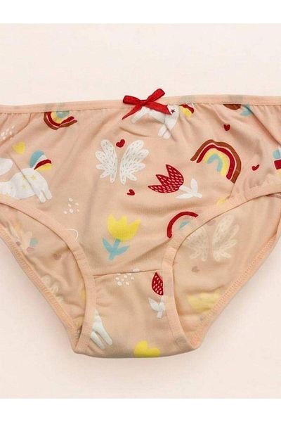 Zekids Girl's Patterned Slips