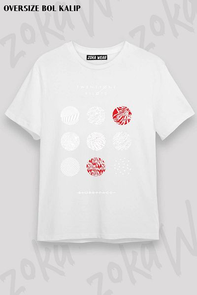 ZOKAWEAR Μπλουζάκι με στάμπα Unisex Oversize Blurryface Twenty Design