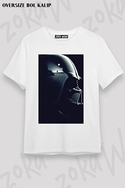 ZOKAWEAR تيشيرت مطبوع بتصميم Star Wars111 مقاس كبير للجنسين