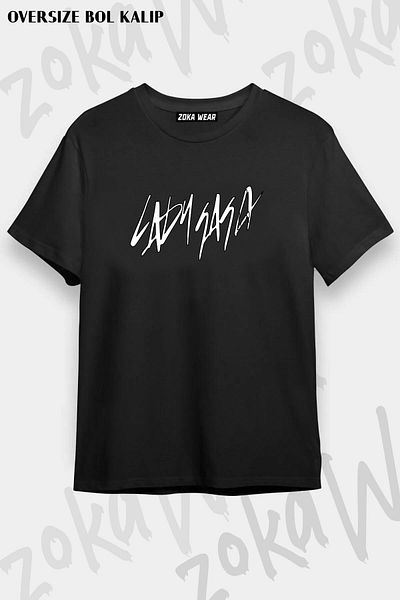 ZOKAWEAR Tricou unisex oversize cu imprimeu Lady Gaga Design