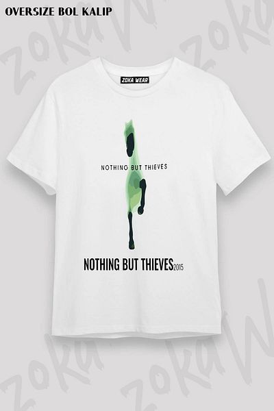 ZOKAWEAR Μπλουζάκι με στάμπα Unisex Oversize Nothing But Thieves 3 Design