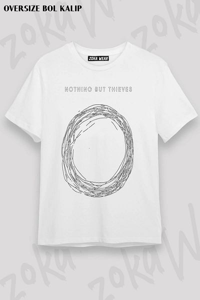 ZOKAWEAR Μπλουζάκι με στάμπα Unisex Oversize Nothing But Thieves Design