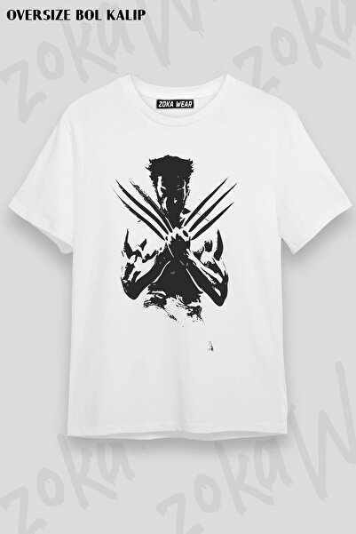 ZOKAWEAR Unisex Oversize kroj Mold Wolverine 2 Design Štampano majica