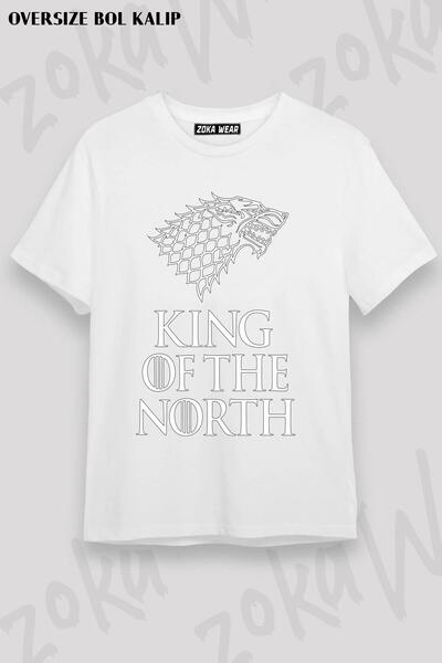 ZOKAWEAR Tricou unisex oversize cu imprimeu King Game Of Thrones