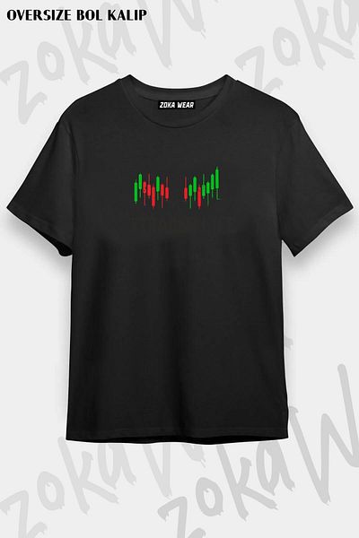 ZOKAWEAR Unisex Oversize Shape Merchandising Design Printed Tshirt