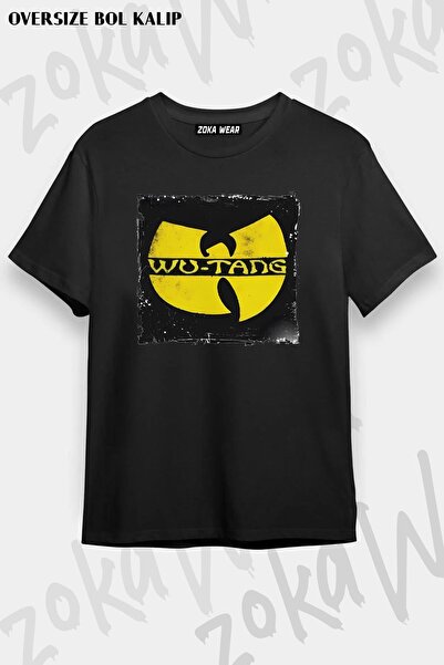ZOKAWEAR Tricou unisex oversize cu imprimeu Wu tang Clan3 Design