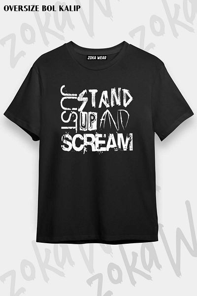ZOKAWEAR Tricou unisex oversize cu imprimeu Asking Alexandria v2 Design