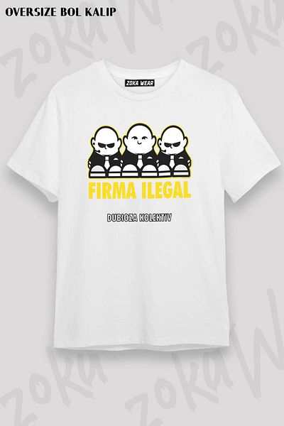 ZOKAWEAR Μπλουζάκι με στάμπα Unisex Oversize Dubioza Collective Design