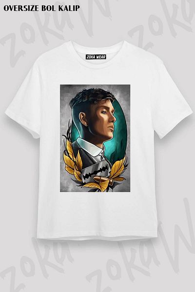 ZOKAWEAR Μπλουζάκι με στάμπα Unisex Oversize Thomas Shelby Design