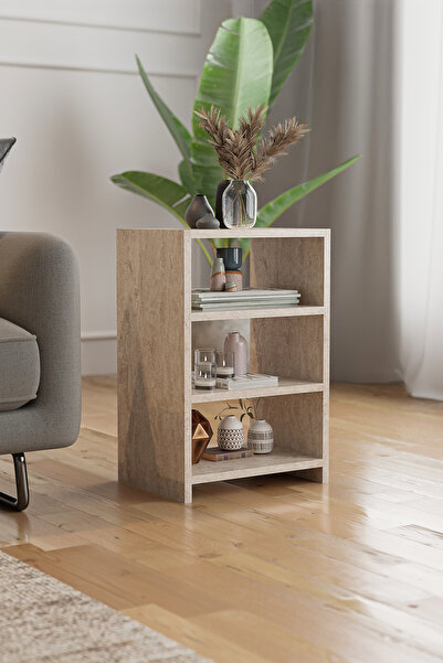 EGEMODÜLER 4 Raflı Komodin Yatak Odası Yanı Komodin Bölmeli Komodin Başucu Ko...