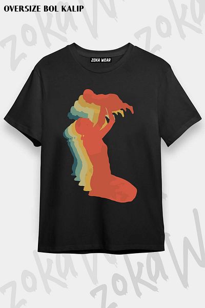ZOKAWEAR Μπλουζάκι με στάμπα Unisex Oversize Mother's Day Design