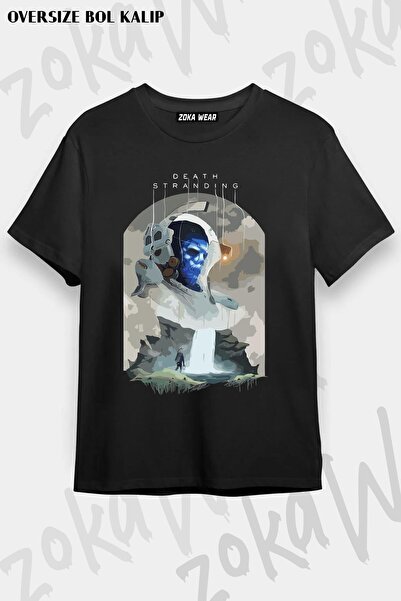 ZOKAWEAR Μπλουζάκι με στάμπα Unisex Oversize Death Stranding v2 Design